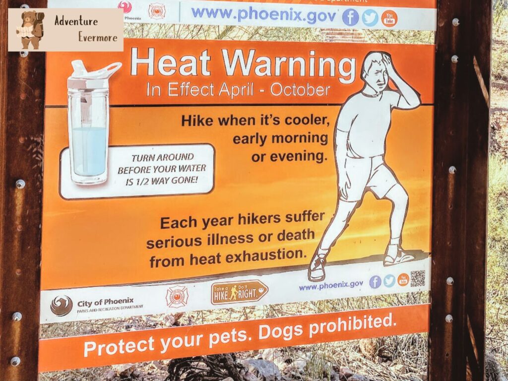 The intense heat of Arizona can make the Camelback Mountain hike extra hard. 