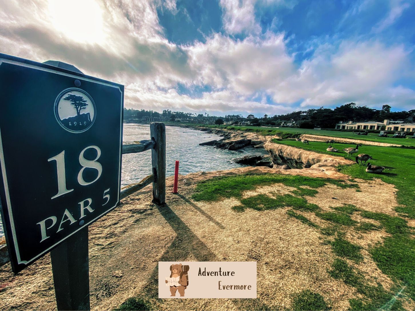 Pebble Beach is definitely worth it for the quality of golf and beautiful views.