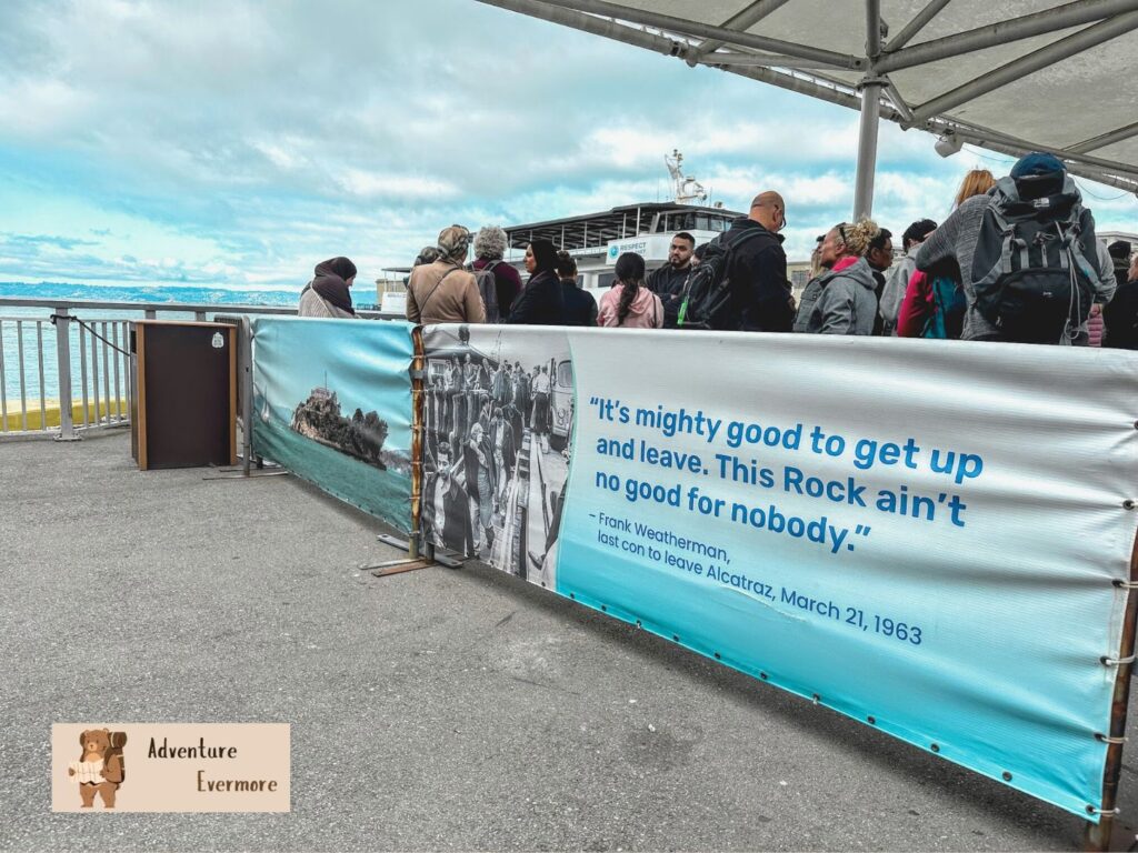 It's important to book your Alcatraz tickets in advance because they sell out often. 