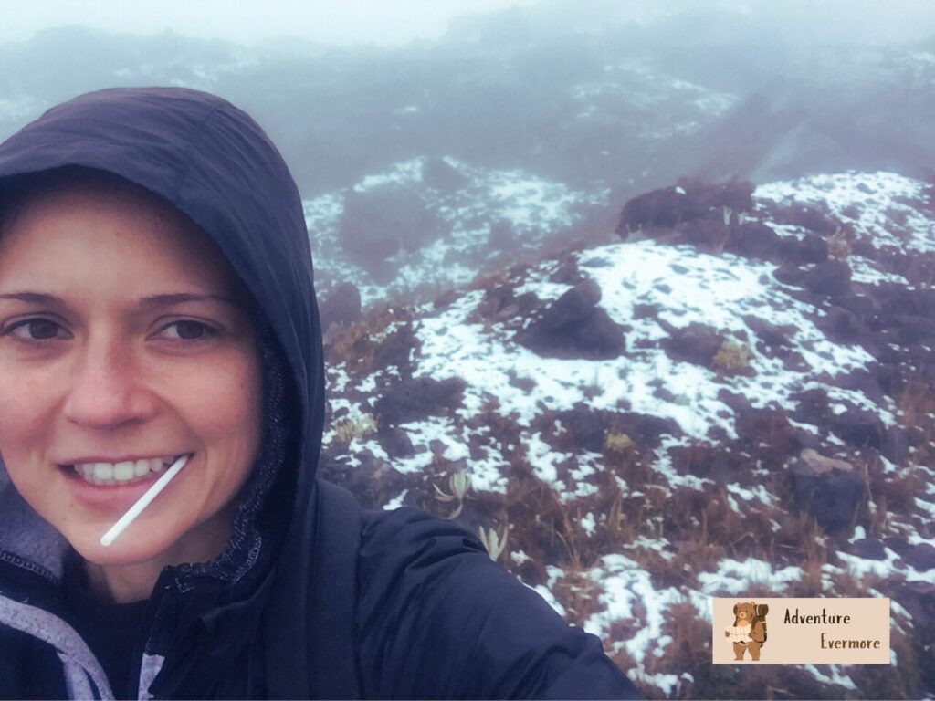 The weather conditions aren't always the best during certain times of year at the Nevado de Santa Isabel in Colombia. 