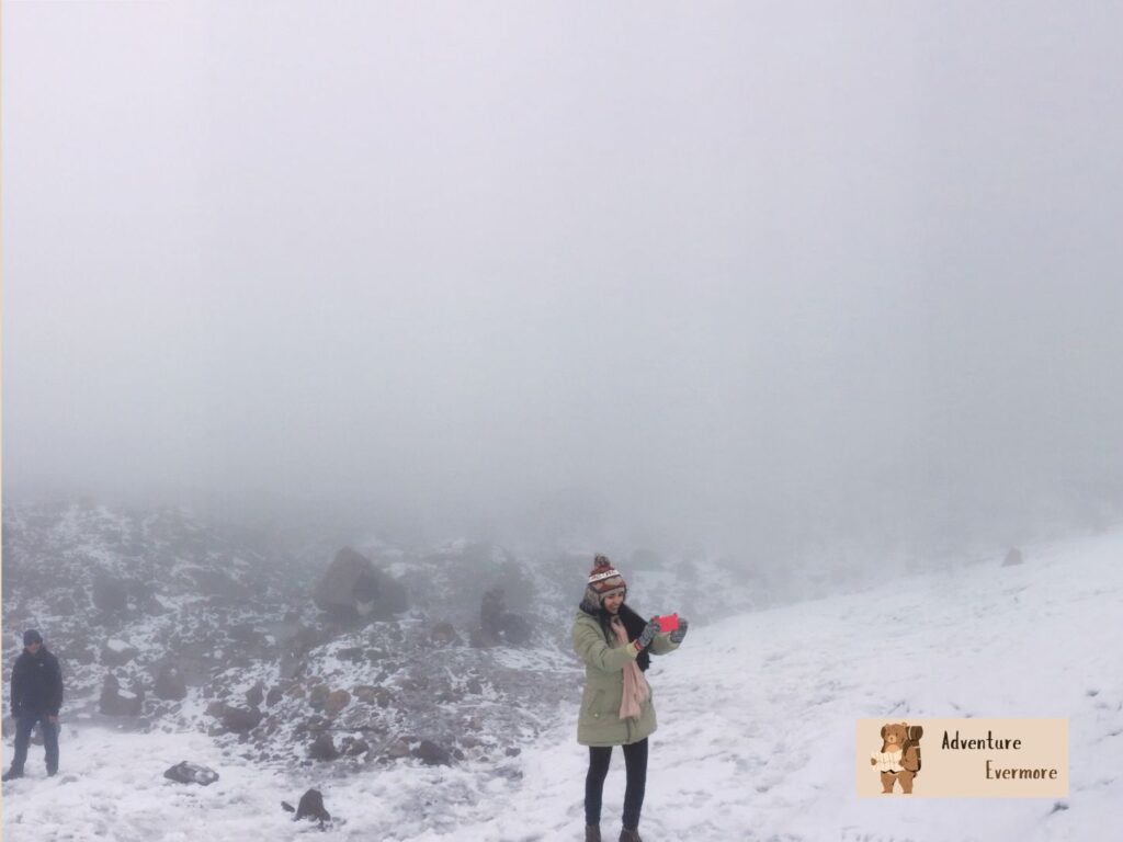 The hike up the glacier of Nevado de Santa Isabel is a pretty good workout. 