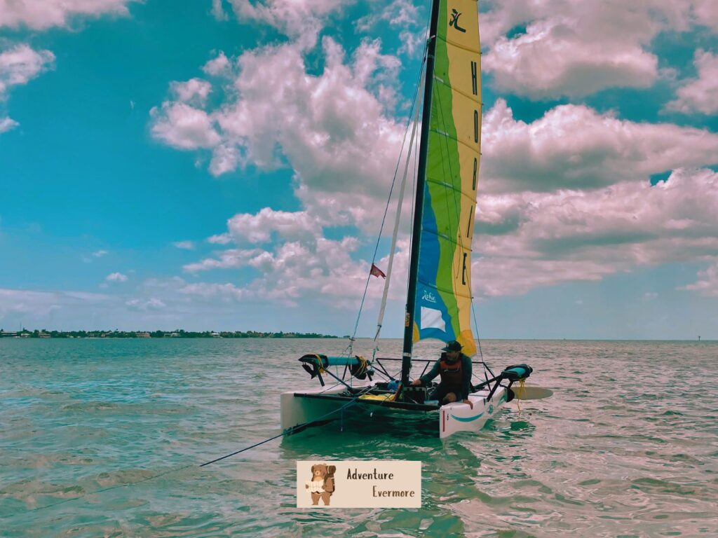 I had a great time out on the water with my Salty Miami sailing tour.