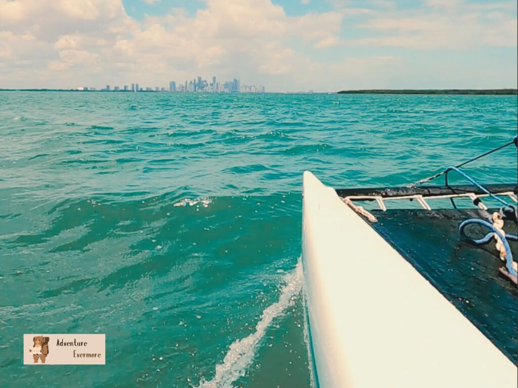 The Salty Miami tour take you out into the bay where you'll have great views of the Miami skyline. 