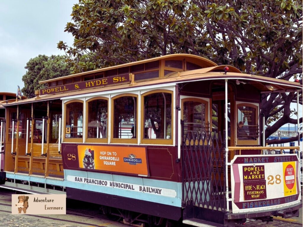 Cable Cars are a must ride on first visits to San Francisco. 
