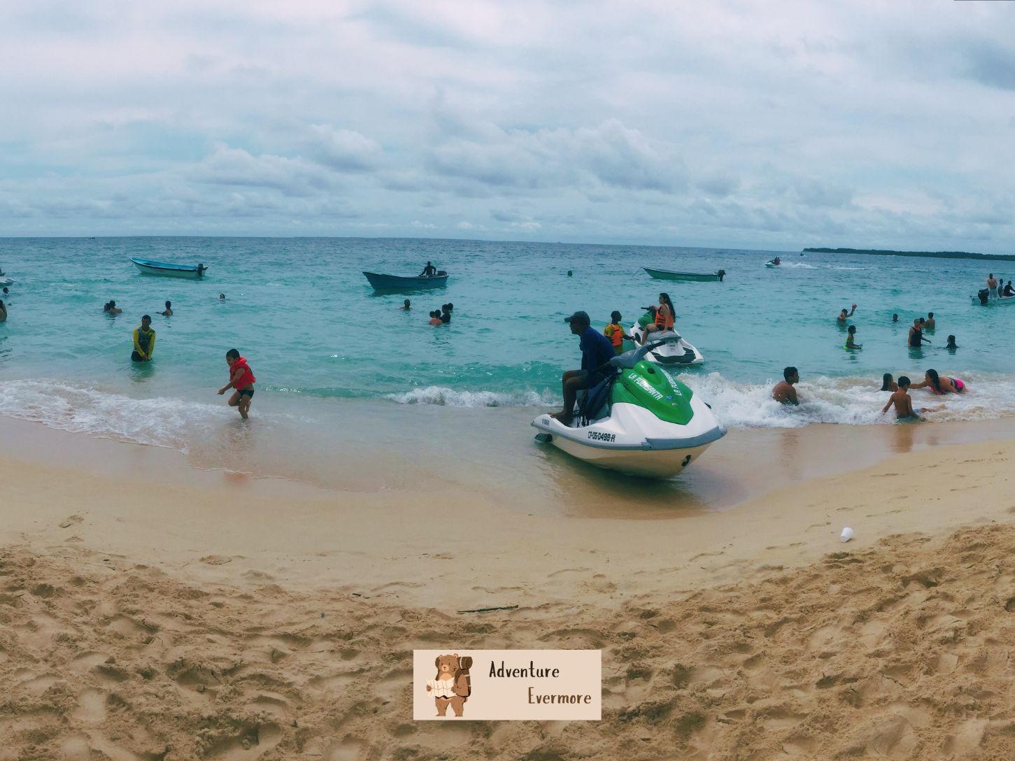 It's really easy to get to Playa Blanca from Cartagena.