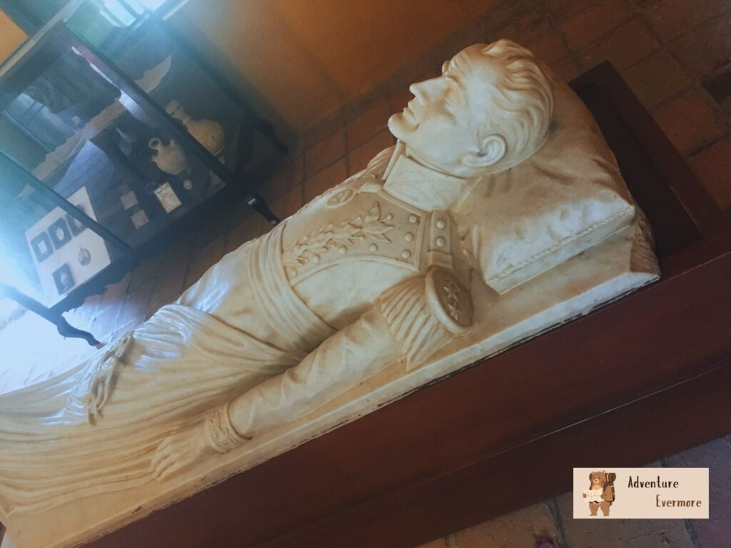 You can visit the place where Simon Bolivar did die but is no longer buried. 