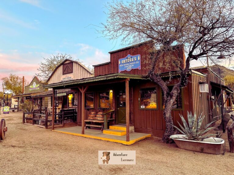 There is an old west town somewhat near to Phoenix, Arizona.